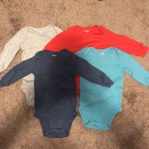 Baby boy long-sleeve onesies